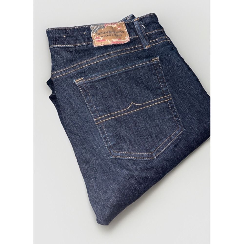 Ralph Lauren Denim & Supply Graham Skinny Jeans Men's Size 30X32 Dark Blue‎